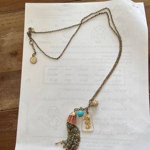 Lilly Pulitzer seahorse necklace